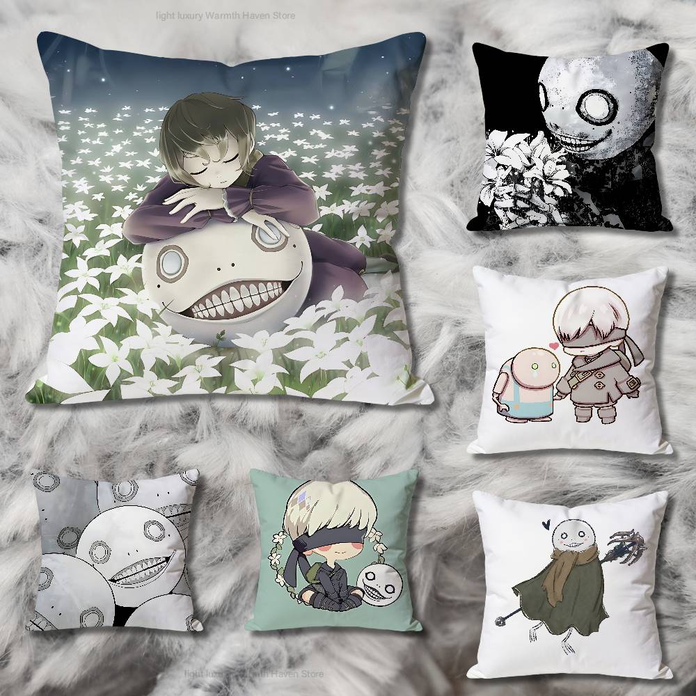 R/Anime Merchandise - Наволочка с принтом N-Nier R-Replicant Emil
