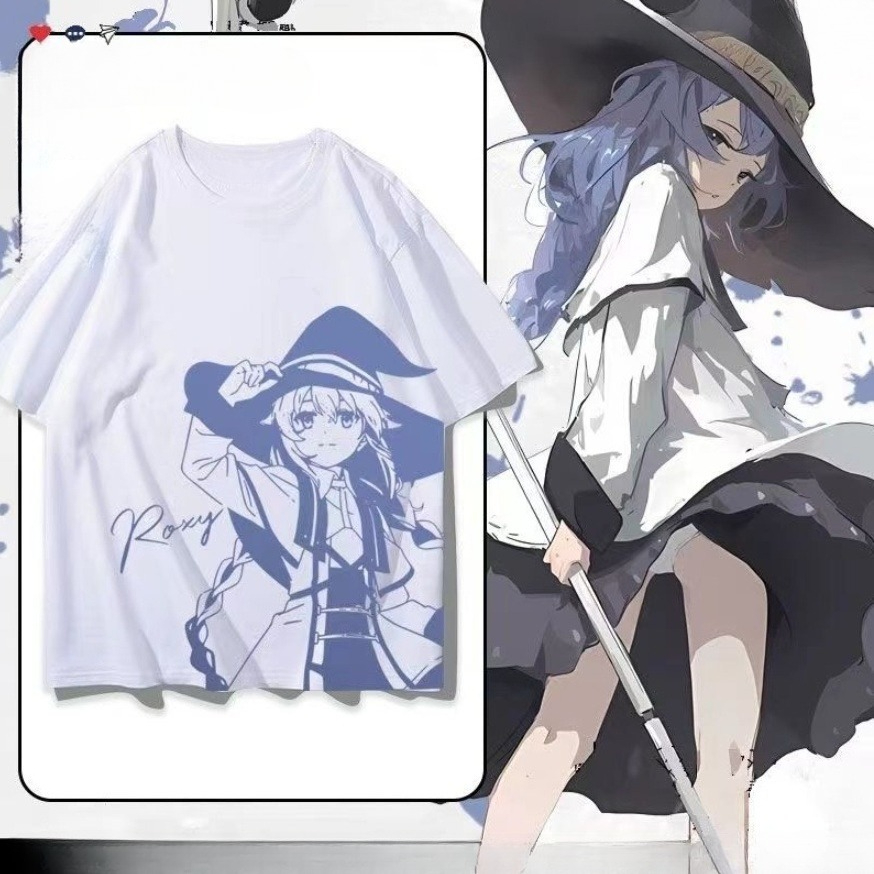 Anime Merchandise T Shirt - Безработная реинкарнация: Roxy Migurdia, аниме-товары, футболка