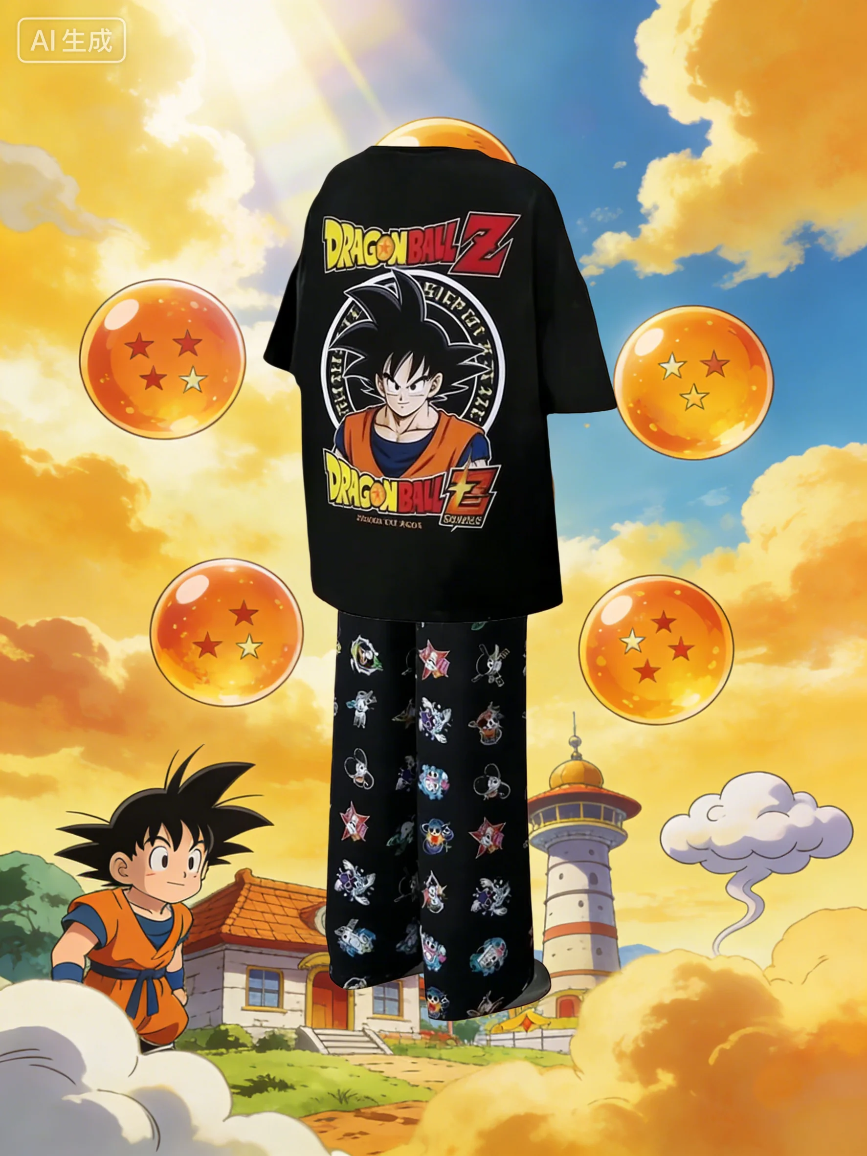 Anime Merchandise For Women - Комплект пижамы Dragon Ball Z с
