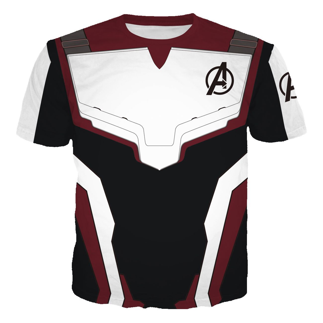 Anime Merchandise Jacket - Квантовый боевой костюм Мстители 4, футболка