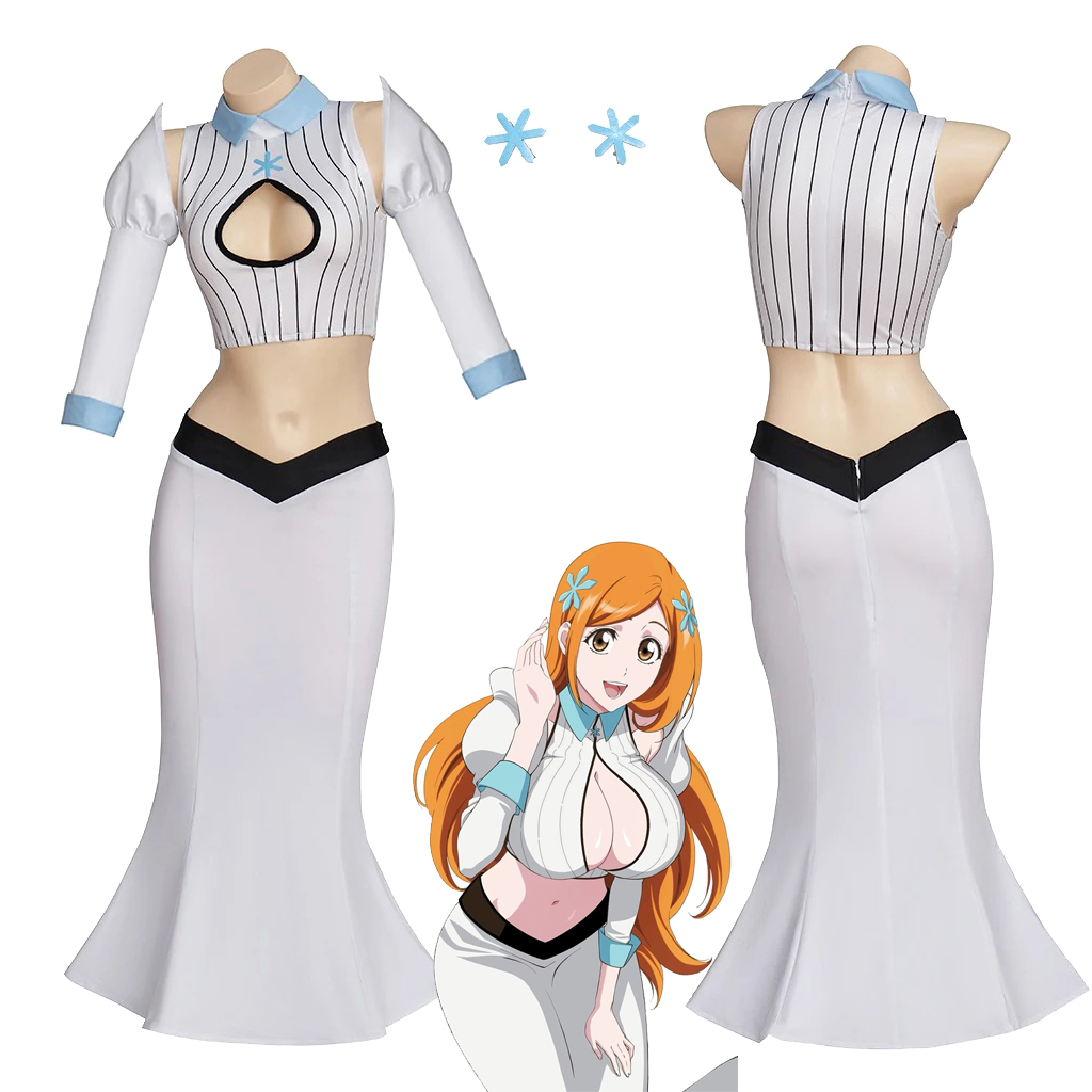 Anime Merchandise For Women - Костюм для косплея Орихиме Иноуэ из