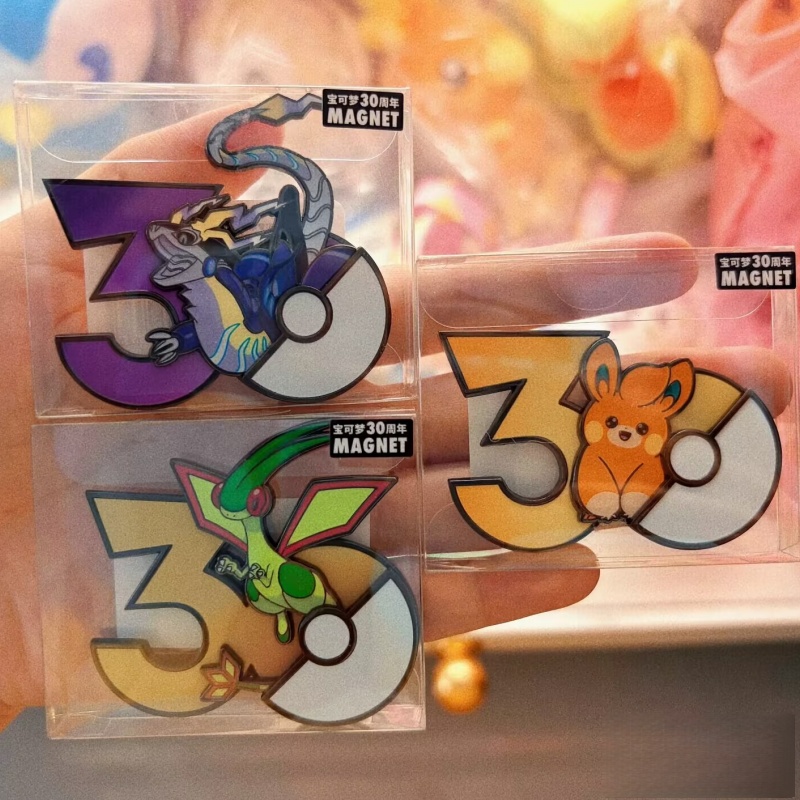 Anime Merchandise Types - Оригинальный магнит на холодильник Pokémon PTCG