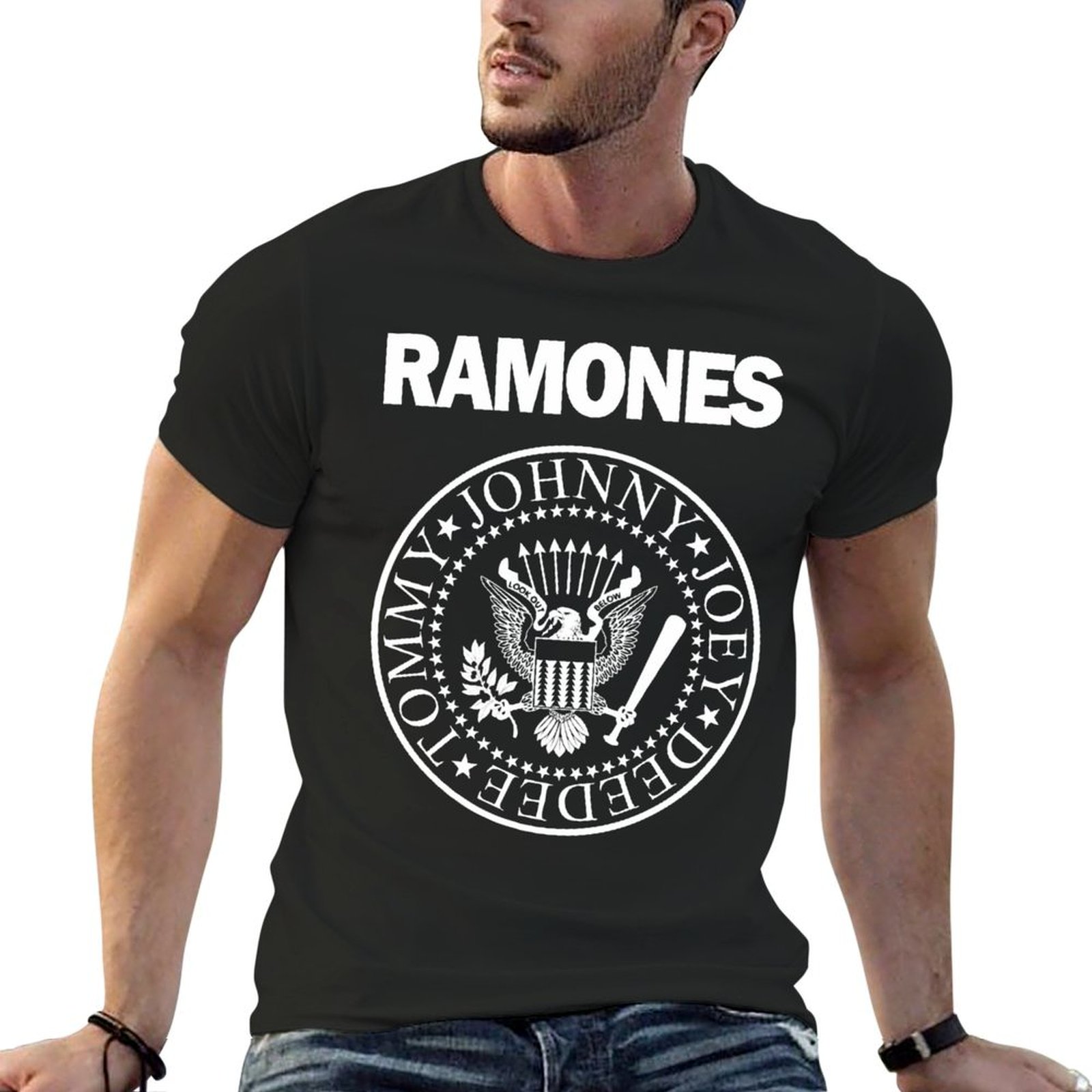 Anime Merch Shopping - Новая футболка The Ramone Merch Essential,