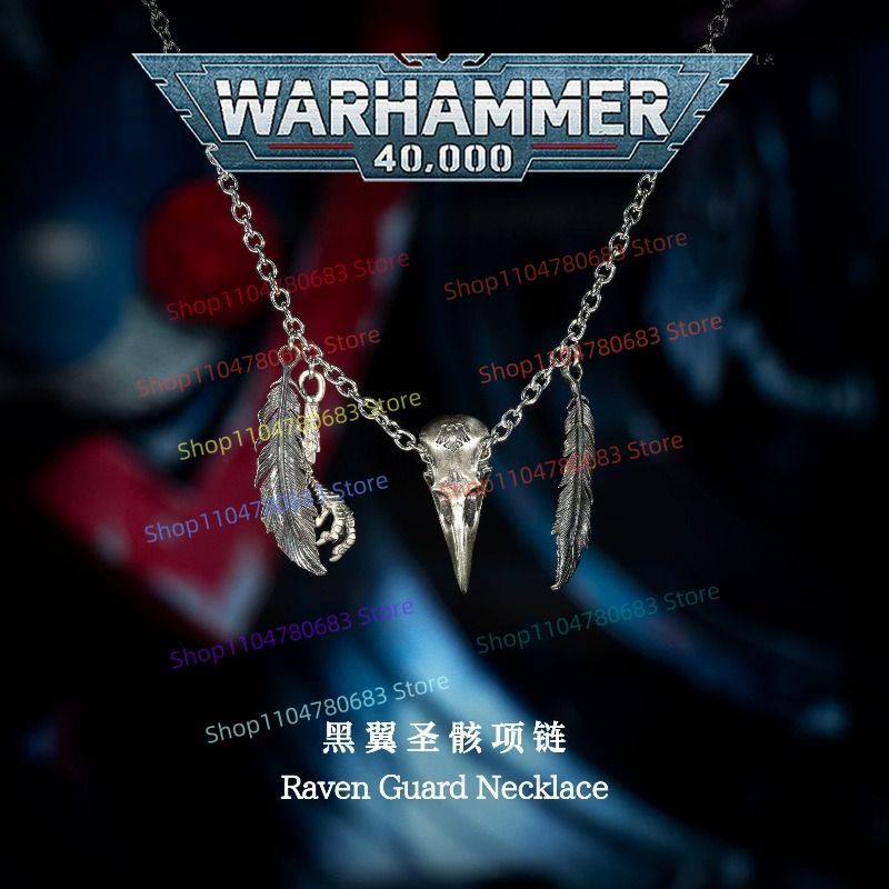 Anime Merchandise For Men - Ожерелье 40K Raven Guard, ретро-украшение для