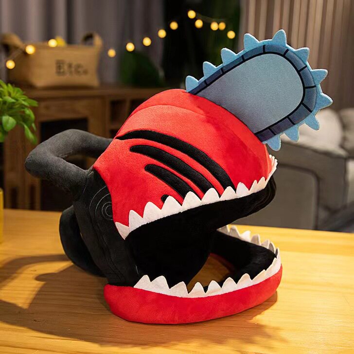 Anime Merchandise For Men - Плюшевая игрушка-шапка Почита из аниме «Человек-бензопила»,