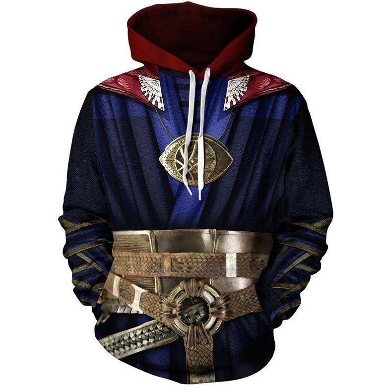 Anime Merchandise Jacket - Толстовка с 3D анимацией «Доктор Стрэндж»,