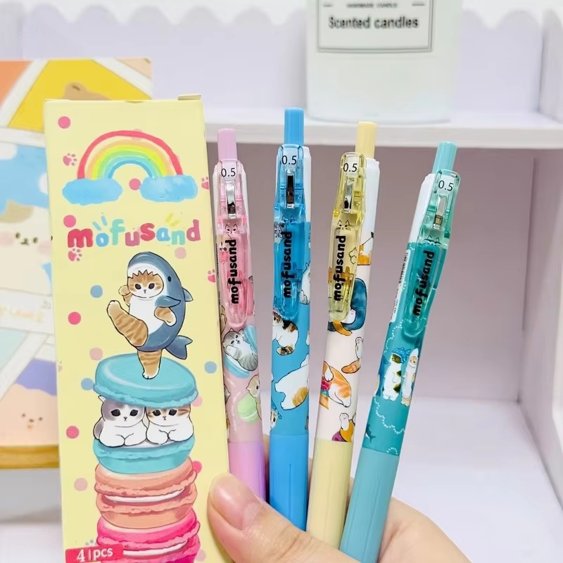 4 шт. креативных милых ручек с – обзор и цена Anime Merchandise Types
