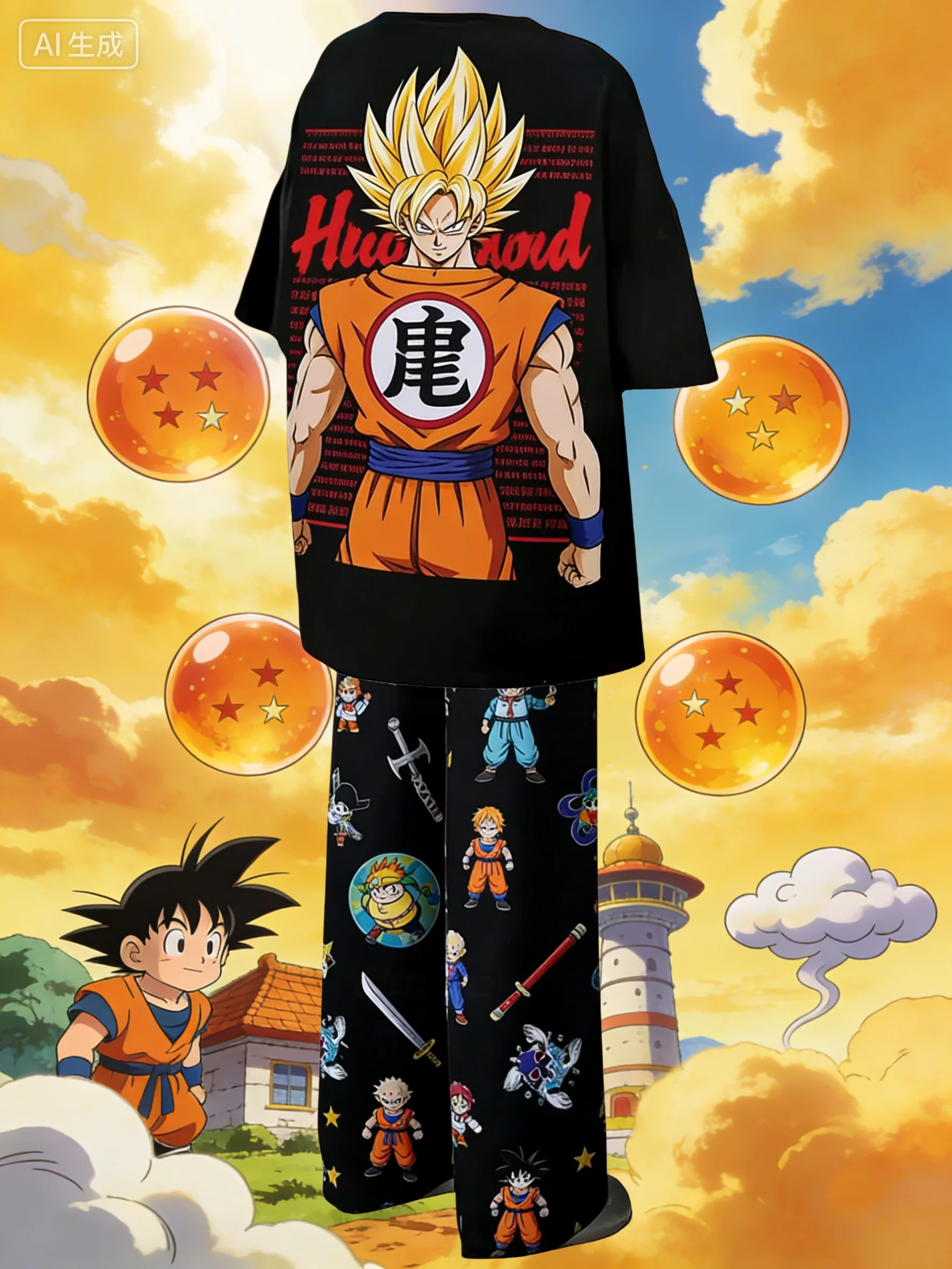 Комплект пижамы Dragon Ball Z  – обзор и цена Anime Merchandise For Women