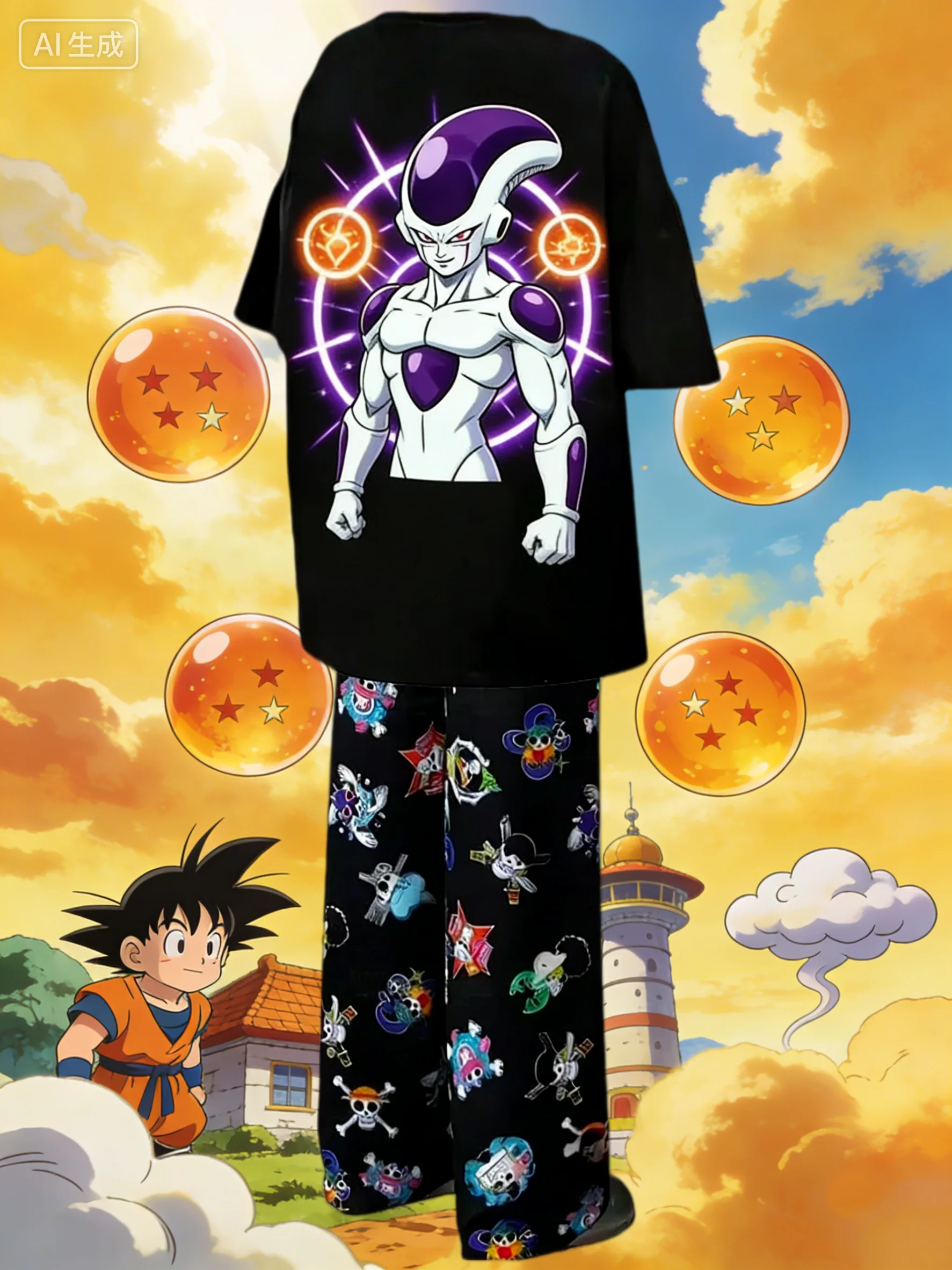 Комплект пижамы Dragon Ball Z  – обзор и цена Anime Merchandise For Women