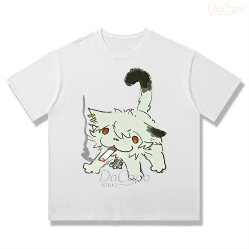 Футболка Chainsmoker Cat Yanik – обзор и цена Anime Merchandise T Shirt