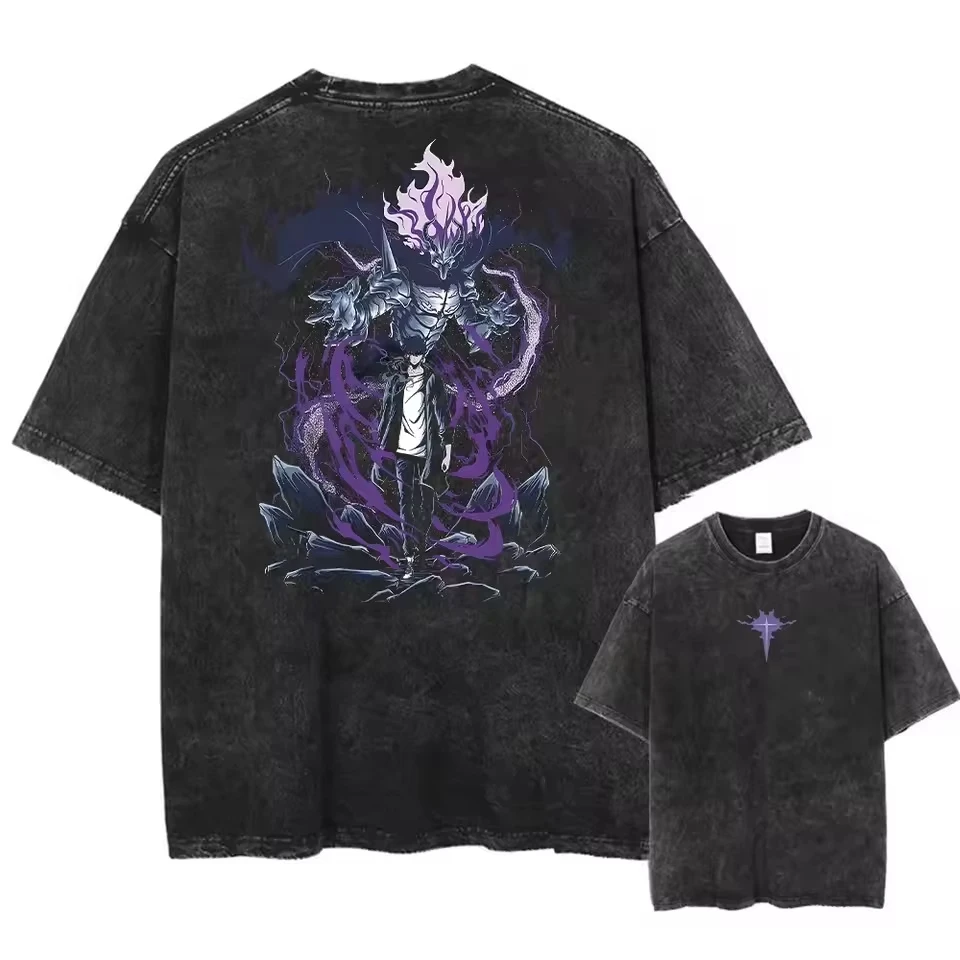 Футболка Y2k с короткими рукав – обзор и цена Anime Merchandise Solo Leveling