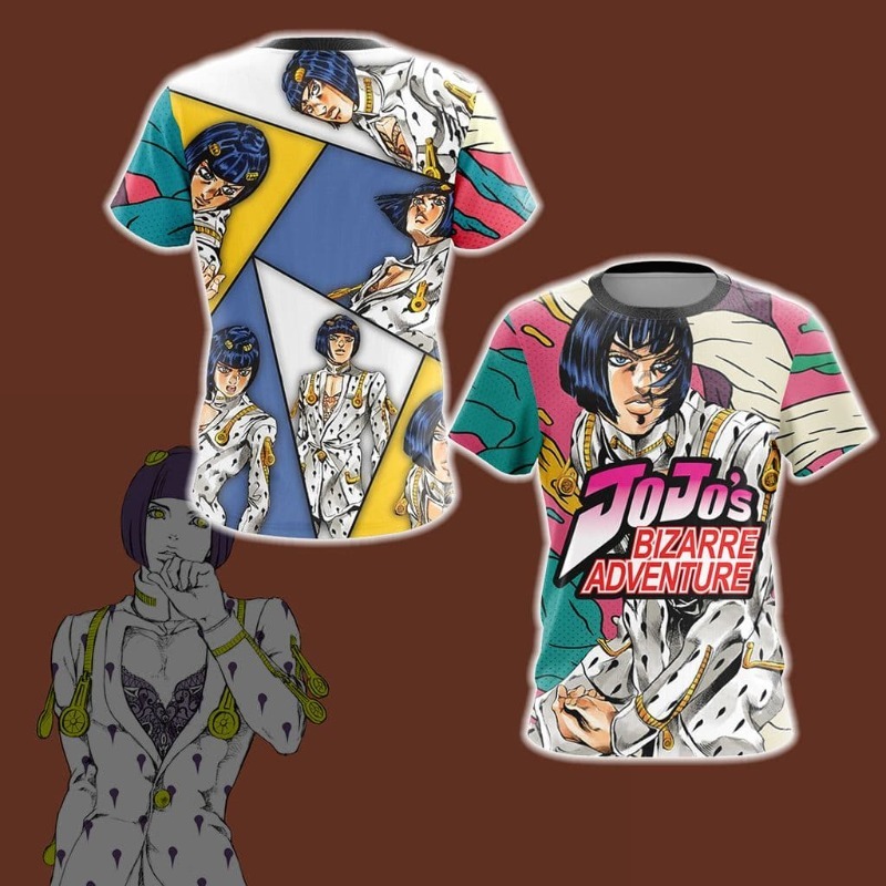 Новая футболка JOJO Golden Win – обзор и цена Anime Merchandise T Shirt