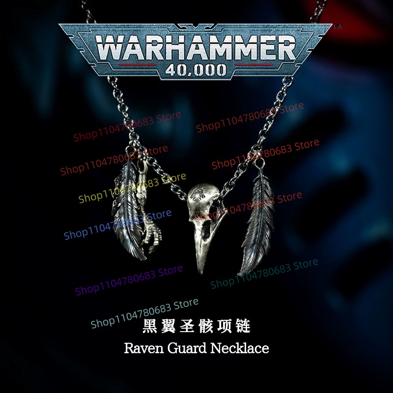 Ожерелье 40K Raven Guard, ретр – обзор и цена Anime Merchandise For Men