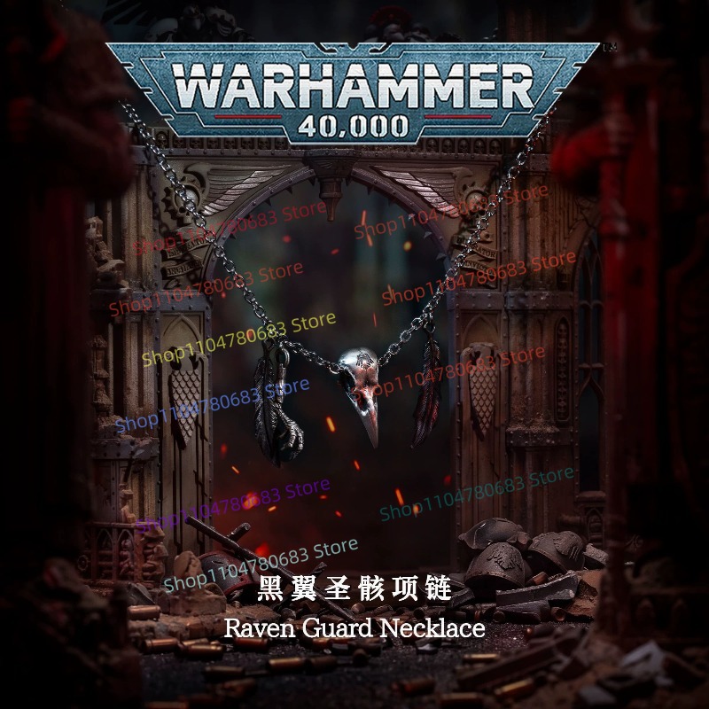 Ожерелье 40K Raven Guard, ретр – обзор и цена Anime Merchandise For Men