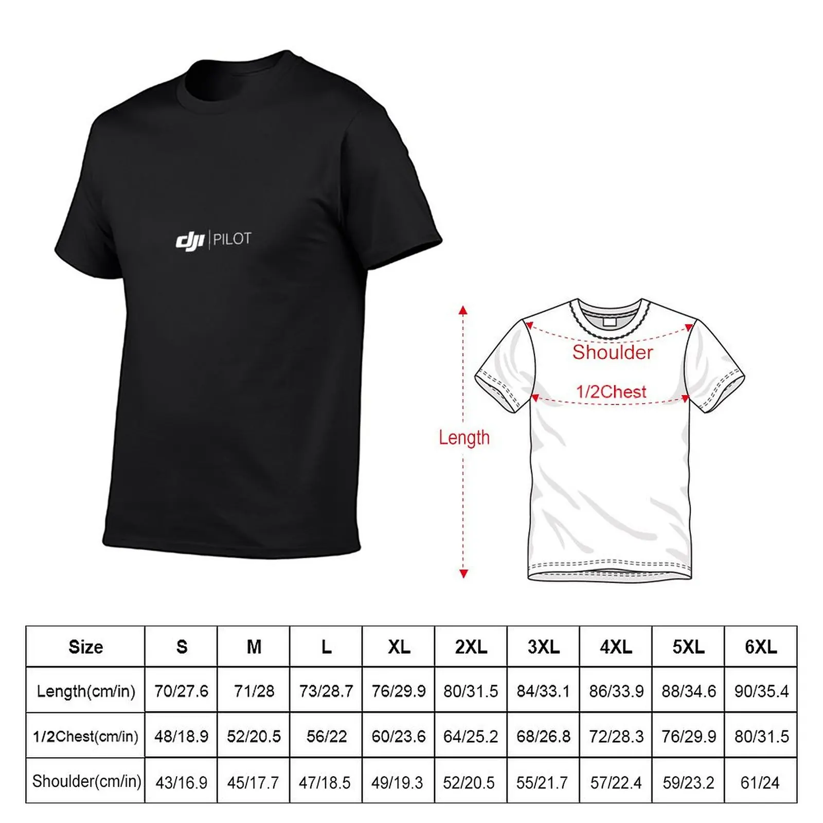 Бестселлер-футболка DJI Pilot  – обзор и цена Anime Merchandise T Shirt